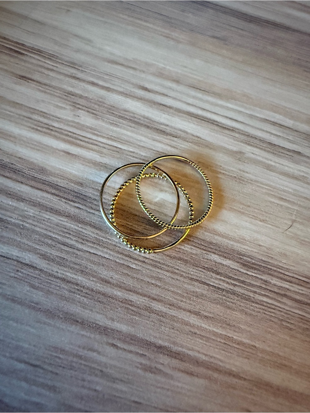 Mejuri Stackable Ring Set - 14k Gold - Size 7
